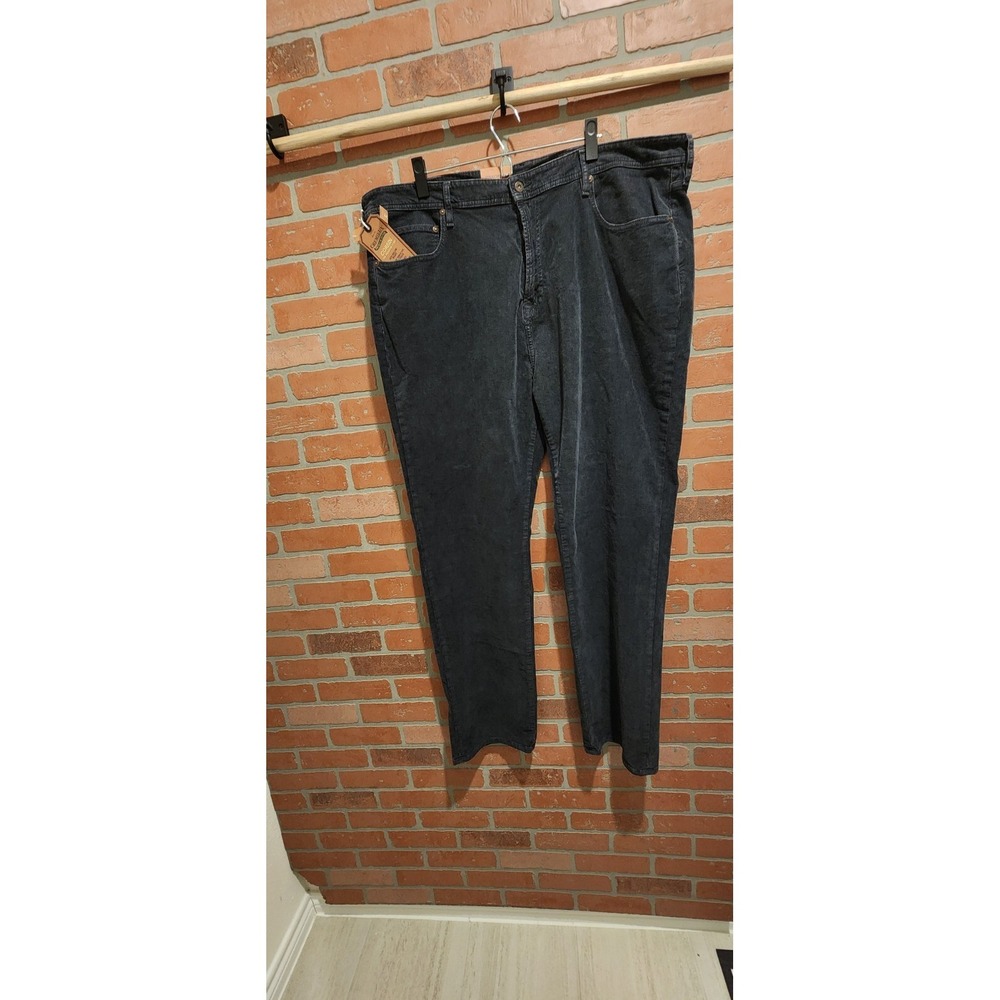 Cremiuex Corduroy Straight Leg Jeans 44×34 Chocolate Color.               Bin 2 - Picture 8 of 12